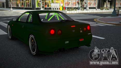 Nissan Skyline R34 Uwah para GTA 4