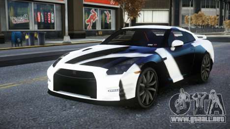 Nissan GT-R R35 Lersa S8 para GTA 4
