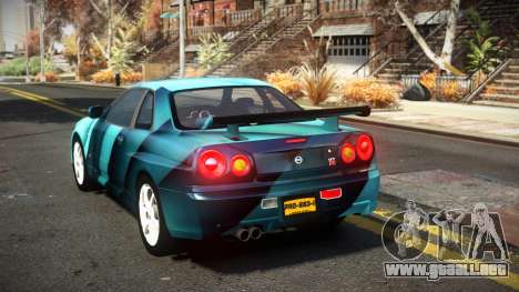 Nissan Skyline R34 Nehgan S3 para GTA 4