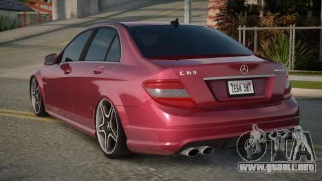 Mercedes-Benz C63 AMG 10th para GTA San Andreas