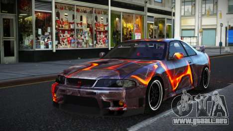 Nissan Skyline R33 Risic S9 para GTA 4