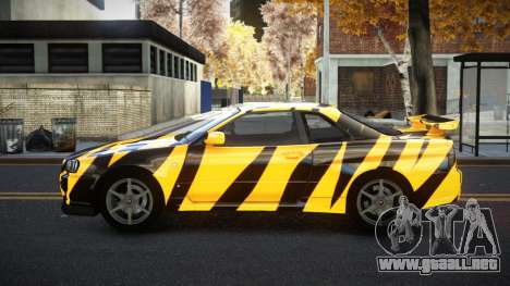 Nissan Skyline R34 Calosca S14 para GTA 4