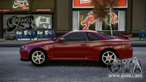 Nissan Skyline R34 Owyna para GTA 4