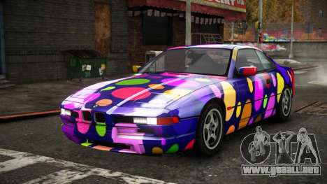 BMW 850CSi Saberon S3 para GTA 4