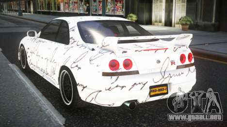 Nissan Skyline R33 Risic S13 para GTA 4