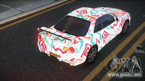 Nissan Skyline R34 Calosca S8 para GTA 4