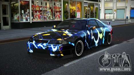 Nissan Skyline R33 Risic S10 para GTA 4