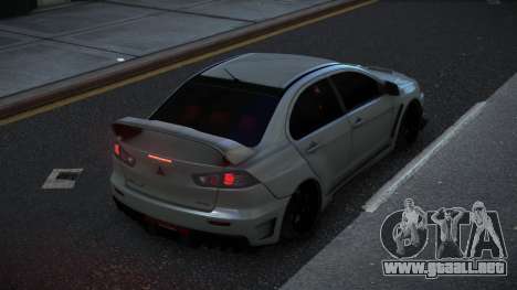 Mitsubishi Lancer Evolution X Iwit para GTA 4