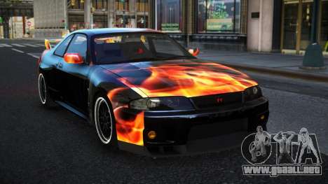 Nissan Skyline R33 Risic S12 para GTA 4