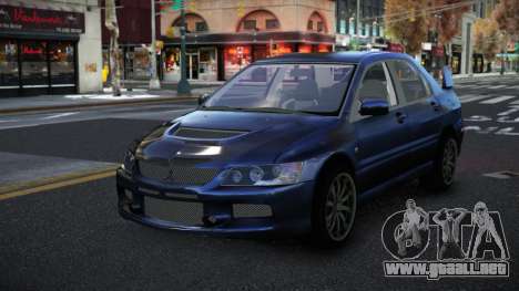 Mitsubishi Lancer Evolution VIII Vofibu para GTA 4
