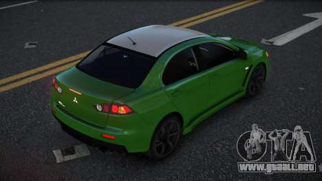 Mitsubishi Lancer Evolution X Gehja para GTA 4