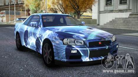 Nissan Skyline R34 Owyna S3 para GTA 4