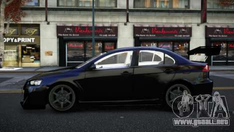 Mitsubishi Lancer Evolution X Yige para GTA 4