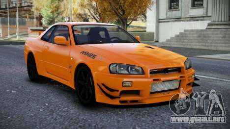 Nissan Skyline R34 Getasonor para GTA 4