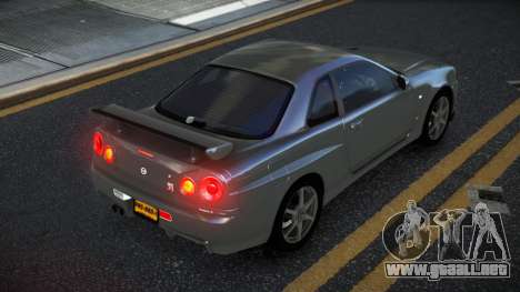 Nissan Skyline R34 Calosca para GTA 4