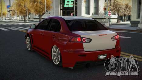Mitsubishi Lancer Evolution X Fackam para GTA 4