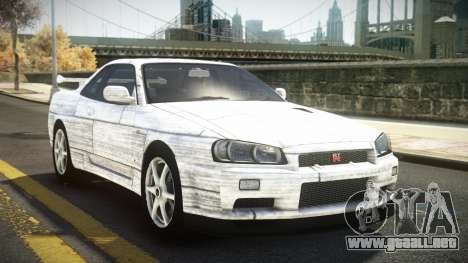 Nissan Skyline R34 Nehgan S1 para GTA 4