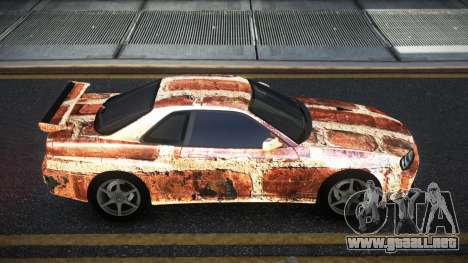 Nissan Skyline R34 Calosca S6 para GTA 4