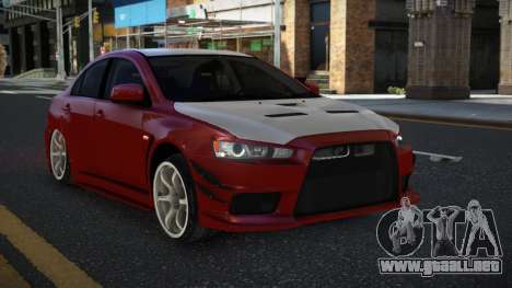 Mitsubishi Lancer Evolution X Fackam para GTA 4