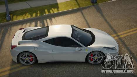 Ferrari 458 Sanor para GTA San Andreas