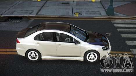 Mitsubishi Lancer Evolution X Tachecunu para GTA 4