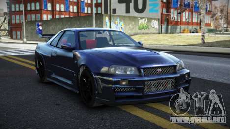 Nissan Skyline R34 Iwuq para GTA 4