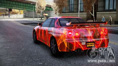 Nissan Skyline R34 Owyna S13 para GTA 4