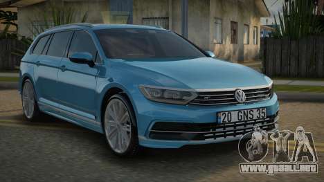 Volkswagen Passat Variant B8 Kason para GTA San Andreas