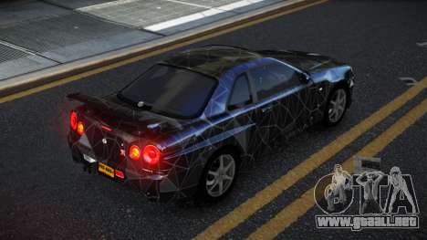 Nissan Skyline R34 Calosca S4 para GTA 4