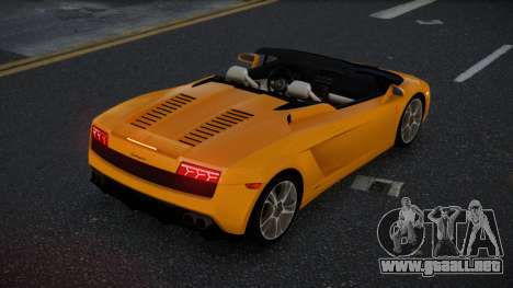 Lamborghini Gallardo Raqucet para GTA 4