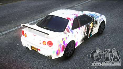 Nissan Skyline R34 Owyna S11 para GTA 4