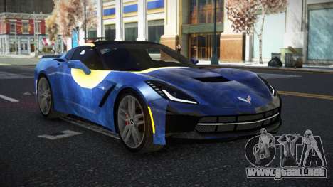 Chevrolet Corvette C7 Ewashu S5 para GTA 4