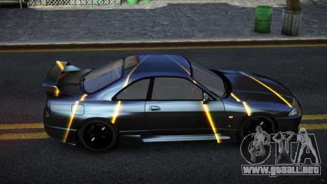 Nissan Skyline R33 Letyxis S9 para GTA 4