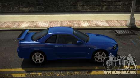 Nissan Skyline R34 Nehgan para GTA 4