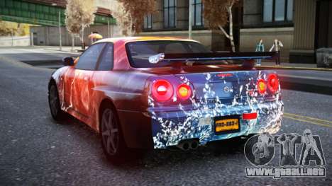 Nissan Skyline R34 Owyna S10 para GTA 4