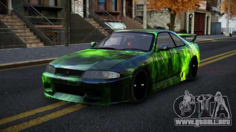 Nissan Skyline R33 Letyxis S14 para GTA 4