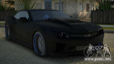 Chevrolet Camaro ZL1 Black 12th para GTA San Andreas