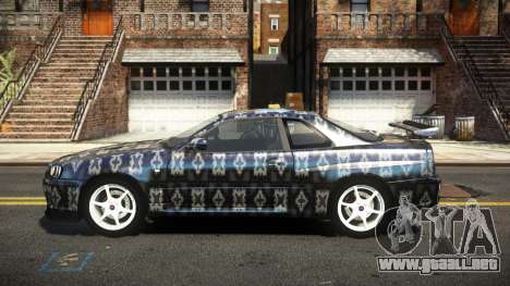 Nissan Skyline R34 Nehgan S6 para GTA 4