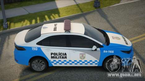 Toyota Corolla 2021 PMERJ 2025 para GTA San Andreas
