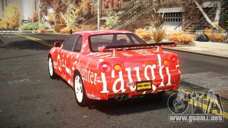 Nissan Skyline R34 Nehgan S13 para GTA 4