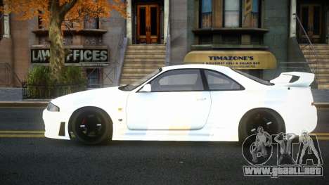 Nissan Skyline R33 Letyxis S7 para GTA 4