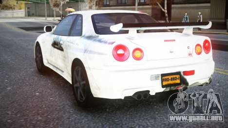 Nissan Skyline R34 Owyna S11 para GTA 4