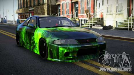Nissan Skyline R33 Letyxis S14 para GTA 4