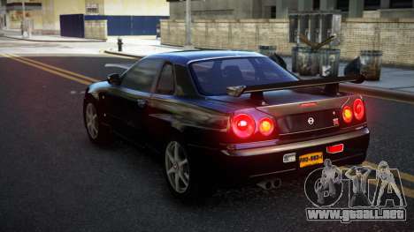 Nissan Skyline R34 Calosca S5 para GTA 4