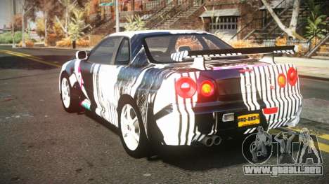 Nissan Skyline R34 Nehgan S10 para GTA 4