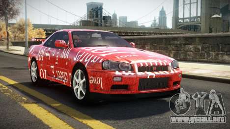Nissan Skyline R34 Nehgan S13 para GTA 4