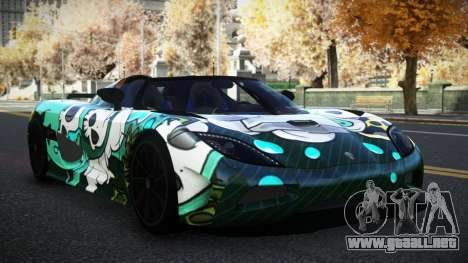 Koenigsegg Agera Jesca S13 para GTA 4