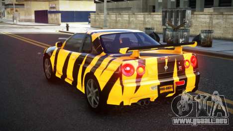Nissan Skyline R34 Calosca S14 para GTA 4