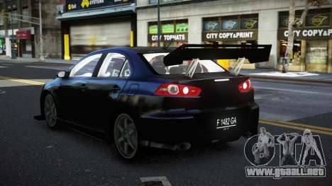 Mitsubishi Lancer Evolution X Yige para GTA 4