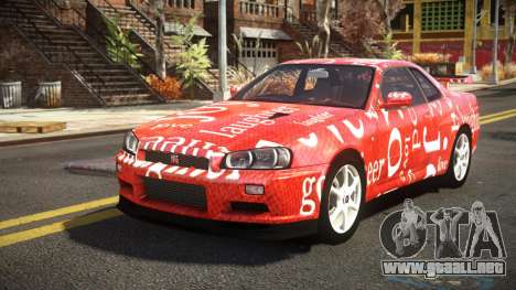 Nissan Skyline R34 Nehgan S13 para GTA 4